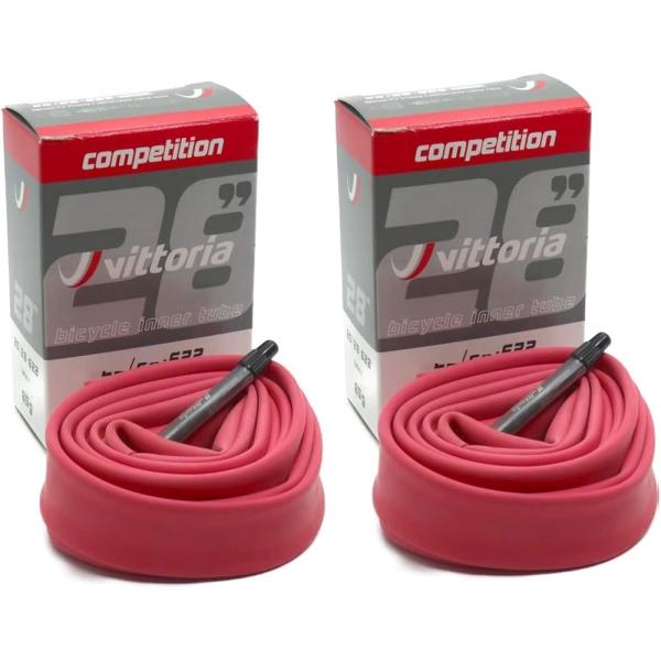 Vittoria Latex ラテックス チューブ 2個セット RVC 700c 仏式48mm ビッ...