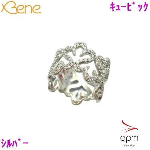 apm モナコ　SV　キュービック　リング　シルバー