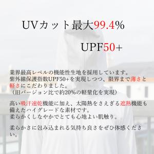UVカットパーカー レディース 日本製 UVカ...の詳細画像5