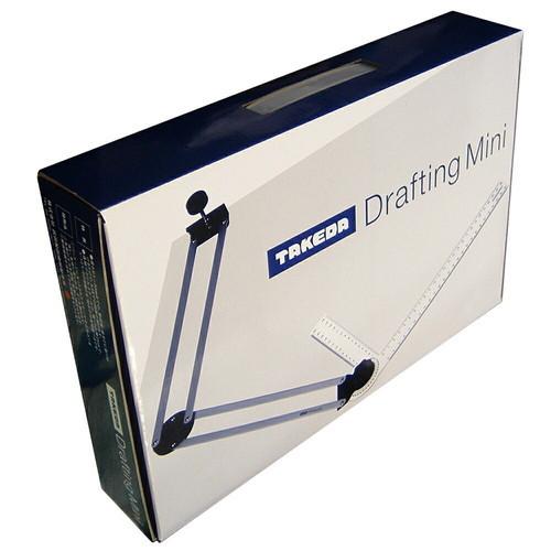 ドラフティングミニ　簡易型卓上製図器 縦15cm 横25cm １/１と１/２の目盛と５°刻みの分度目...