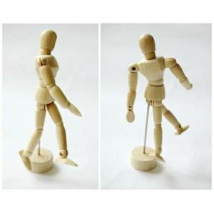 タケダ（takeda） モデル人形 S 14cm 木製 土台付き デッサン デッサン