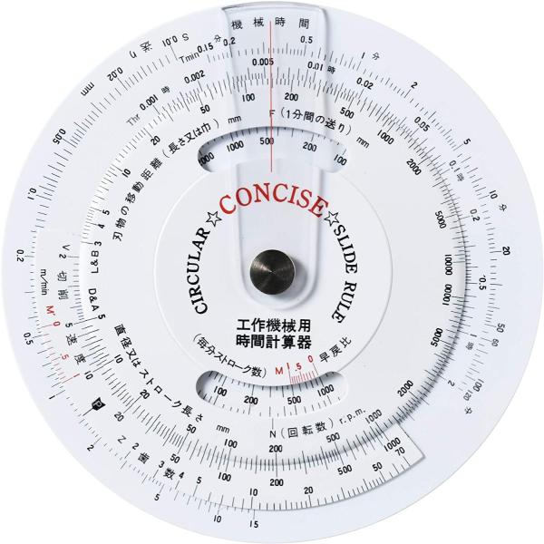 円形計算尺 工作機械