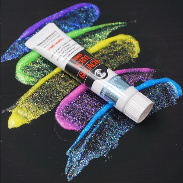 ターナー アクリルガッシュ 20ml ラメカラー B221 B222 B223 B224 B225 ...