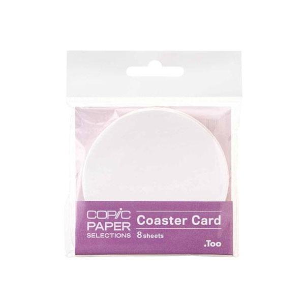 コピック ペーパーセレクション コースターカード 90×90 mm / 1mm厚 表面用紙:特選上質...