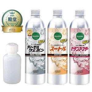 お試しセット ディーゼルウェポン250ml スートル250ml セタンブースター 計量ボトル付 オイル添加剤 燃料添加剤 ディーゼル 軽油 ハイエース等｜sp-aitec