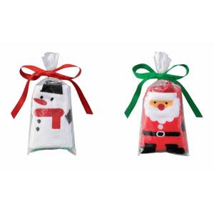 クリスマス・ハンドタオル(サンタ&スノーマン)※...の商品画像