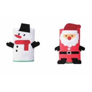 クリスマス・ハンドタオル(サンタ&スノーマン)...の詳細画像2