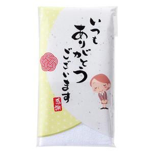 「ありがとう」ご挨拶フェイスタオル *1個から...の詳細画像1