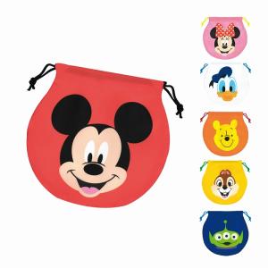 キャラクター顔柄まんまる巾着 ＊1個からOK＊ 記念品 景品 参加 抽選 来場 来店 成約 創立 イベント 格安