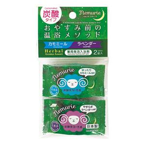 薬用発泡入浴剤ネムリエ2錠入 ハーバル *1個...の詳細画像1