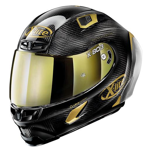 展示品特価！NOLANノーラン X-LITE X-803RS ゴールデンエディション カーボン/Sサ...