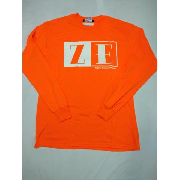 長期在庫特価！ゼロエンジニアリング ロングスリーブ ZE ロゴ 長袖Tシャツ オレンジ/各サイズ P...