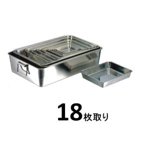 18−8ステン角バット専用バット網・21枚取り用 : ふじまる
