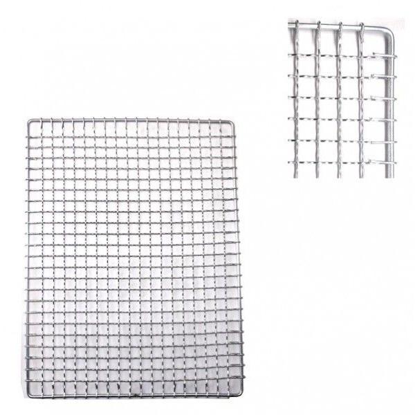 角型焼きあみ　21×27　業務用【焼肉用網/BQ網/バーベキュー/シチリン用焼き網】