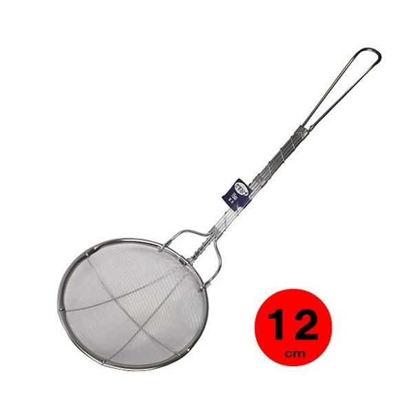 １８−８ステンレス　カス揚げ・１２ｃｍ細目（４０メッシュ）