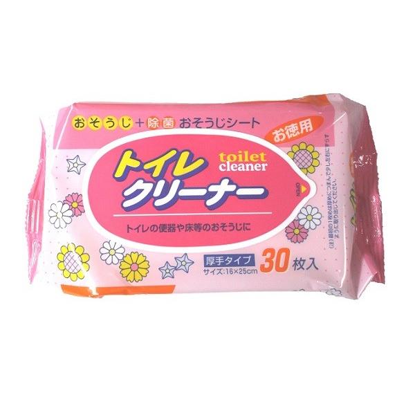宇和特紙　トイレクリーナー　３０枚入り　【除菌おそうじシート】