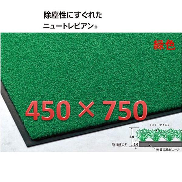 テラモト　ニュートレビアンマット・450×750・緑