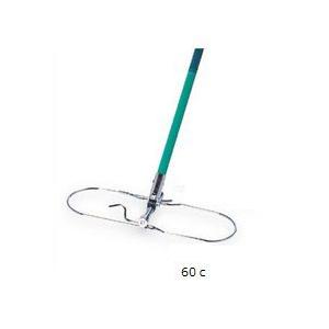 テラモト　レンタルモップハンドルのみ60型　【化学モップ 業務用 大型モップ】　※商品代引きは不可に...