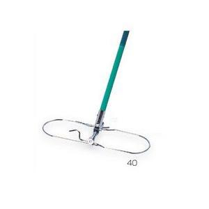 テラモト　レンタルモップハンドルのみ40型　【化学モップ 業務用 大型モップ】　※商品代引きは不可に...