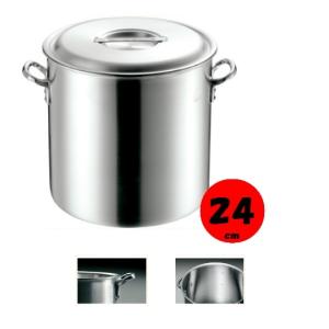 MTI select エムテートリマツ プロガスト アルミ 半寸胴鍋36cm 目盛