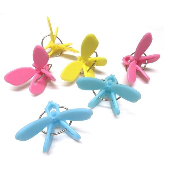 ちょうちょ型ピンチ6Ｐ・ハサムーチョ　【洗濯ハンガー 洗濯ばさみ】