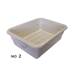新輝合成 トンボ アシスト水切りかご セットNO 2 ベージュ
