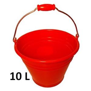 ヒマラヤ　カラーバケツ10Ｌ・赤