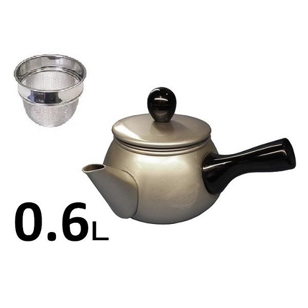 前川金属　アルミ　ドリーム急須　横手　ゴールド【ケトル ケットル やかん】