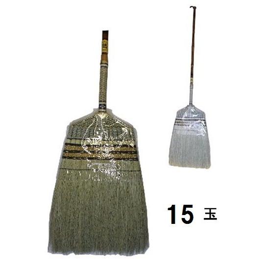 八ツ矢工業　手編み座敷ほうき15玉・鶴　【※商品代引きは不可です。】