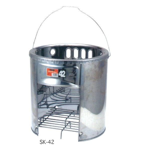 三和金属 ステンレス ひかりカマド SＫ−42　【薪コンロ】※組み立て品です。※メーカー製造中止です...