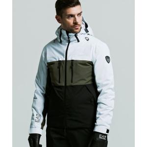 EMPORIO ARMANI EA7 イーエーセブン テクニカル スキージャケット PROTECTUM7 テクニカルファブリック STRATUM7パディング メンズ おしゃれ かっこいい ブランド