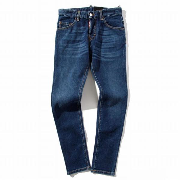 DSQUARED2 ディースクエアード インディゴ ストレッチ デニムパンツ 男の子 ジーパン ズボ...