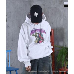 ILL'S イルズ Universal Monsters ユニバーサルモンスターズ ヴィンテージライク レトロ映画 刺繍 プリントパーカー ユニセックス メンズ レディース