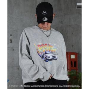 ILL'S イルズ Back to the future バックトゥザフューチャー ヴィンテージライク レトロ映画 プリントスウェット ユニセックス メンズ レディース