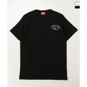 DIESEL ディーゼル ワンポイントブランドロゴ半袖Tシャツカットソー 男の子 女の子 子供服 こども服 キッズ おしゃれ かっこいい かわいい ブランド