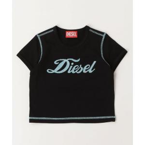 DIESEL ディーゼル ブランドロゴ半袖Tシャツカットソー 男の子 女の子 子供服 こども服 キッズ おしゃれ かっこいい かわいい ブランド