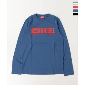 DIESEL ディーゼル ブランドロゴ長袖Tシャツカットソー 男の子 女の子 子供服 こども服 キッズ おしゃれ かっこいい かわいい ブランド