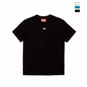 DIESEL ディーゼル ワンポイントブランドロゴ半袖Tシャツカットソー 男の子 女の子 子供服 こども服 キッズ