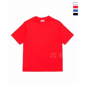 DIESEL ディーゼル ワンポイントブランドロゴ半袖Tシャツカットソー 男の子 女の子 子供服 こども服 キッズ