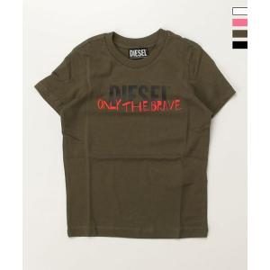 DIESEL ディーゼル ブランドロゴ半袖Tシャツカットソー 男の子 女の子 子供服 こども服 キッズ おしゃれ かっこいい かわいい ブランド