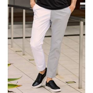 LUXEAKMPLUS リュクスエイケイエムプラス ゴルフ 防風バイカラースラックス ボトムス ズボ...