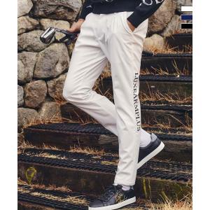 LUXEAKMPLUS リュクスエイケイエムプラス ゴルフ 防風サイドロゴスラックスパンツ メンズ おしゃれ かっこいい ブランド ゴルフウェア スポーツウェア GOLF