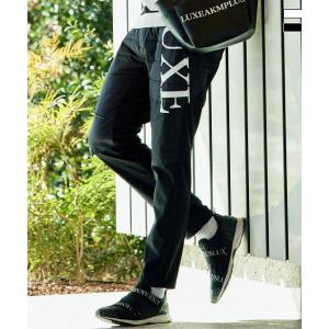 LUXEAKMPLUS リュクスエイケイエムプラス ゴルフ 軽量ナイロンロングパンツ メンズ ゴルフウェア スポーツウェア GOLF