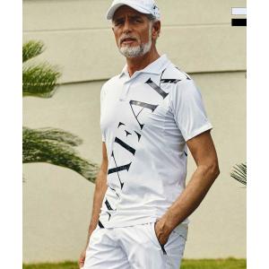 TFW49 【超美品】ティーエフダブリュー 半袖ポロシャツ 黒×白