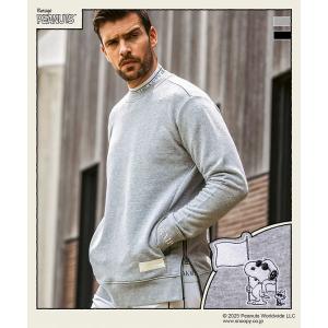 LUXEAKMPLUS リュクスエイケイエムプラス ゴルフ スヌーピー トレーニングプルオーバー メンズ おしゃれ かっこいい ブランド ゴルフウェア スポーツウェア GOLF