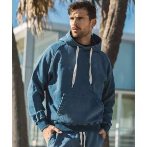 LUXEAKMPLUS リュクスエイケイエムプラス インディゴプルオーバーフーディー セットアップ対応 メンズ ゴルフウェア スポーツウェア GOLF