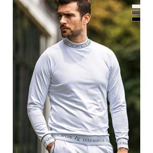 LUXEAKMPLUS リュクスエイケイエムプラス ゴルフ ヘムラインロングTシャツ メンズ おしゃれ かっこいい ブランド ゴルフウェア スポーツウェア GOLF