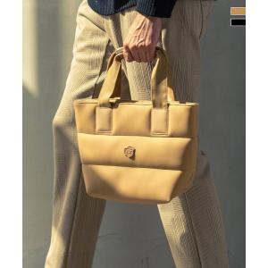 LUXEAKMPLUS リュクスエイケイエムプラス ゴルフ ネオプレーンロゴパッチミニトートバッグ ...