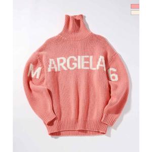 MM6 Maison Margiela エムエム6 メゾン マルジェラ ブランドロゴ 長袖 タートル...