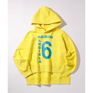 MM6 Maison Margiela エムエム6 メゾン マルジェラ ブランドロゴ 長袖 フーディ...